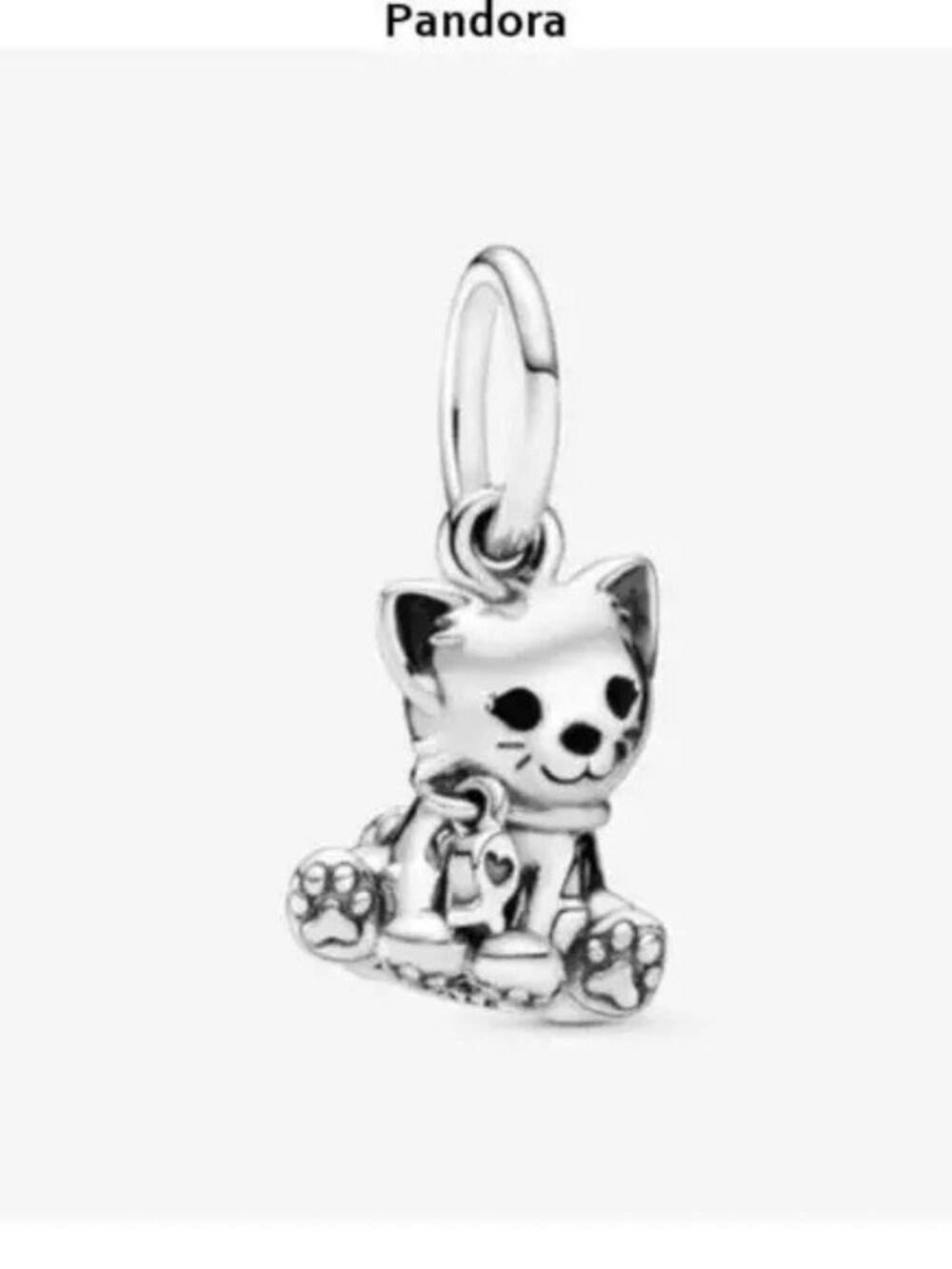 Pandora kitten charm
